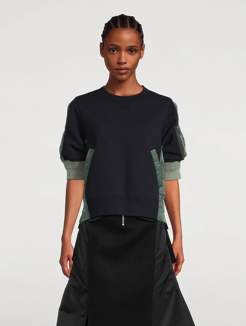 Short Sleeve Sweatshirt