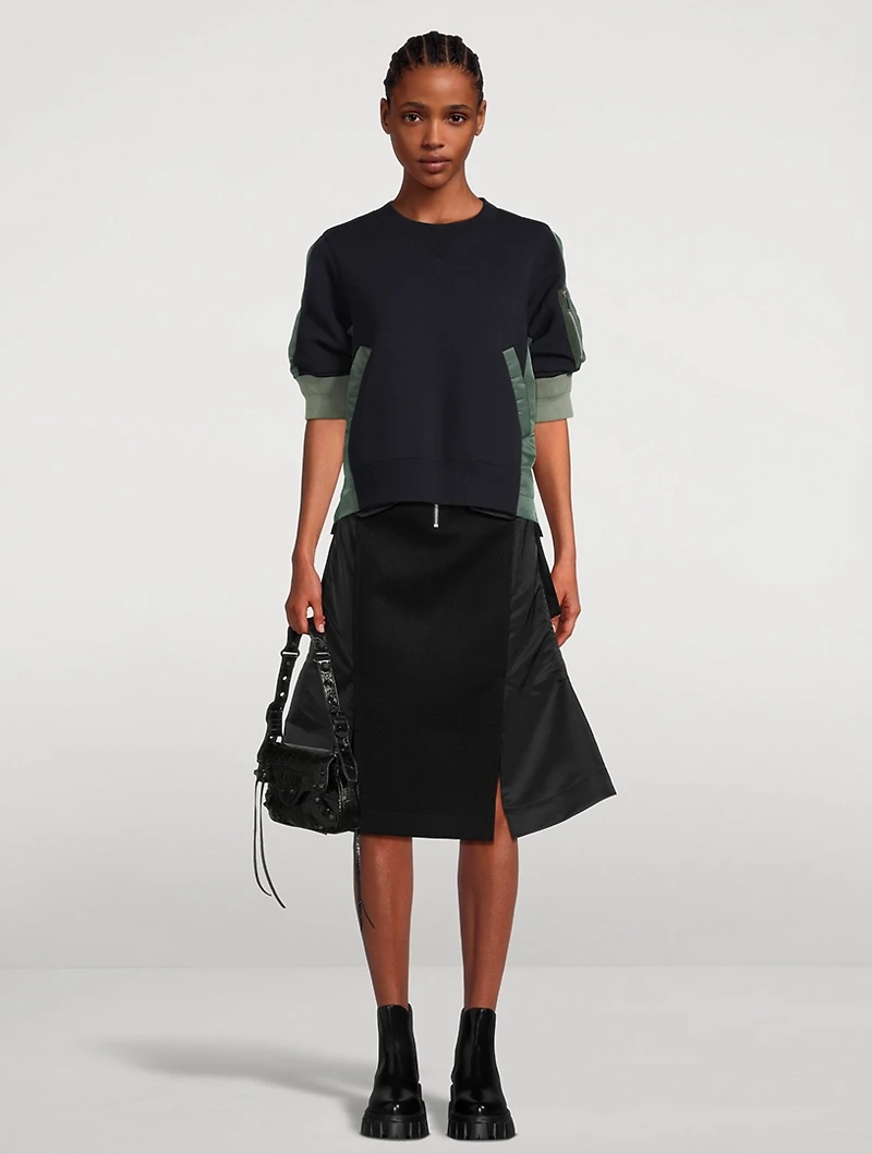 Short Sleeve Sweatshirt