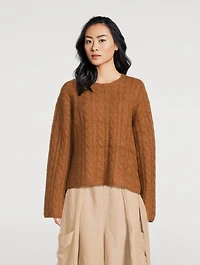 Cierra Cable-Knit Sweater