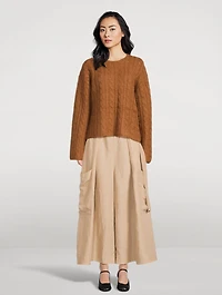 Cierra Cable-Knit Sweater