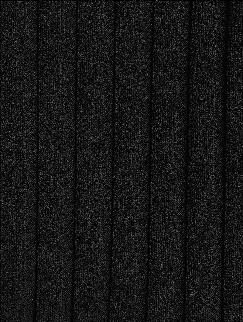 Fiemme Rib-Knit Pencil Skirt