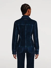 Flocked Trucker Jacket