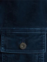 Flocked Trucker Jacket