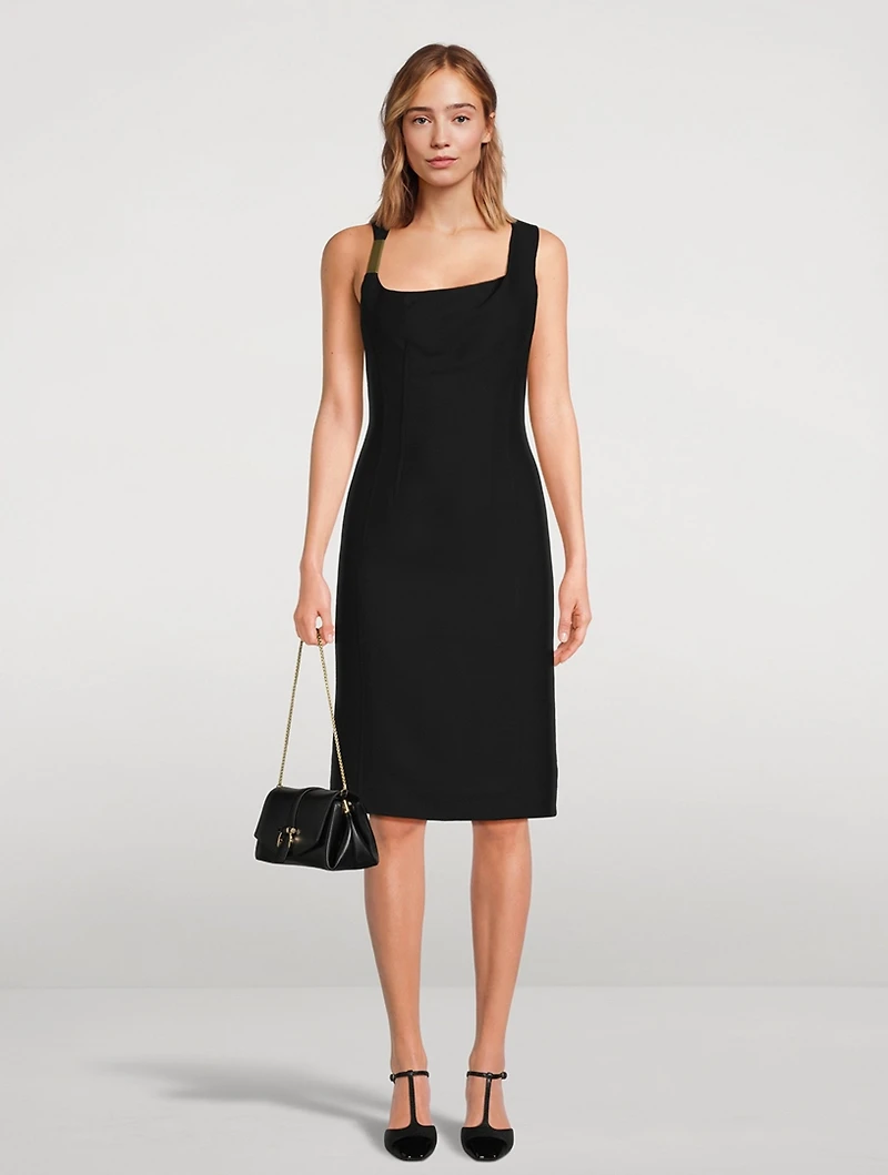 Corseted Midi Dress