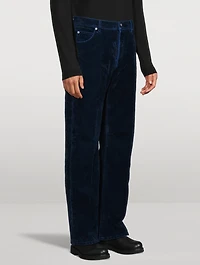 Velvet Straight-Leg Jeans