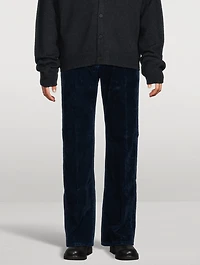 Velvet Straight-Leg Jeans