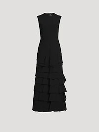 Multi Rectangle Crêpe Maxi Dress
