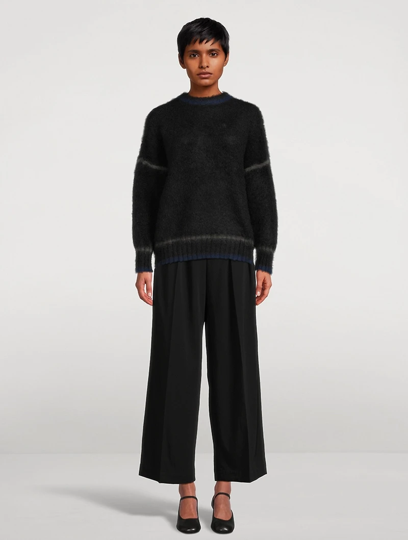 Contrast Seam Sweater