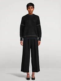 Contrast Seam Sweater