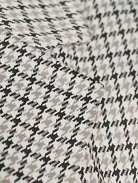 Stretch Blazer Micro Houndstooth Print