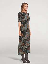Calais Printed Midi Dress