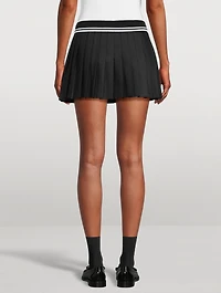 Abigail Pleated Wool Tennis Skirt