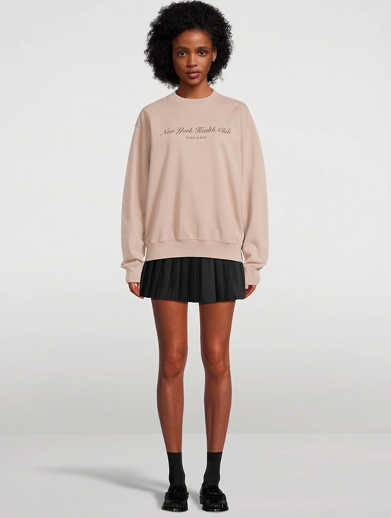 Abigail Pleated Wool Tennis Skirt