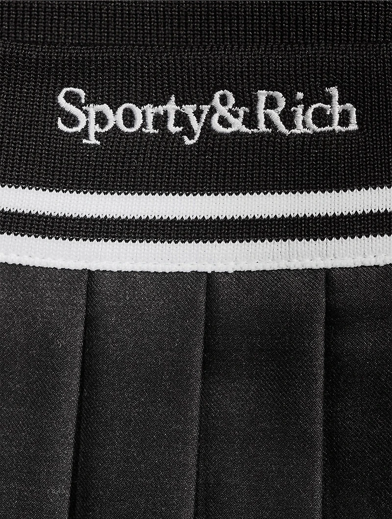 Abigail Pleated Wool Tennis Skirt