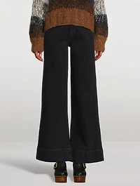 Ms. Onassis V-High Rise Wide-Leg Jeans