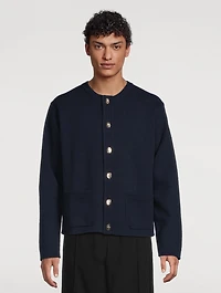 Night Wool And Cashmere Cardigan