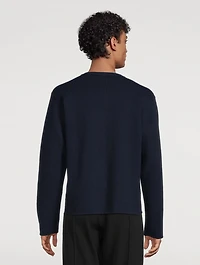 Night Wool And Cashmere Cardigan