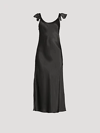 Agoura Silk Dress Polka Dot Print