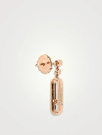 Move Uno 18K Rose Gold Earrings With Diamonds