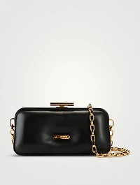 Pinch Leather Clutch