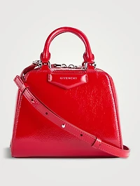 Nano Antigona Cube Patent Leather Bag