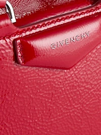 Nano Antigona Cube Patent Leather Bag