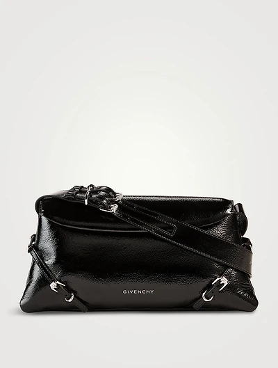 Small P'tit Voyou Patent Leather Shoulder Bag