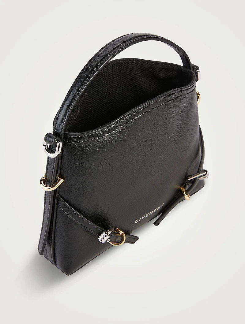Nano Voyou Leather Shoulder Bag