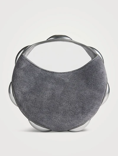Dome Leather Top Handle Bag