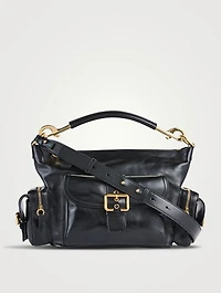 Medium Camera Leather Shoulder Bag