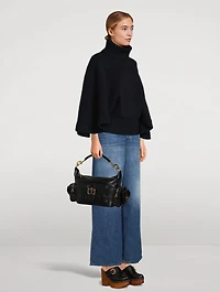 Medium Camera Leather Shoulder Bag