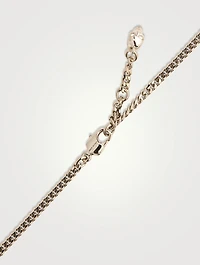Sovereign Skull Pendant Necklace With Crystals