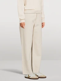 Long Straight-Leg Jeans