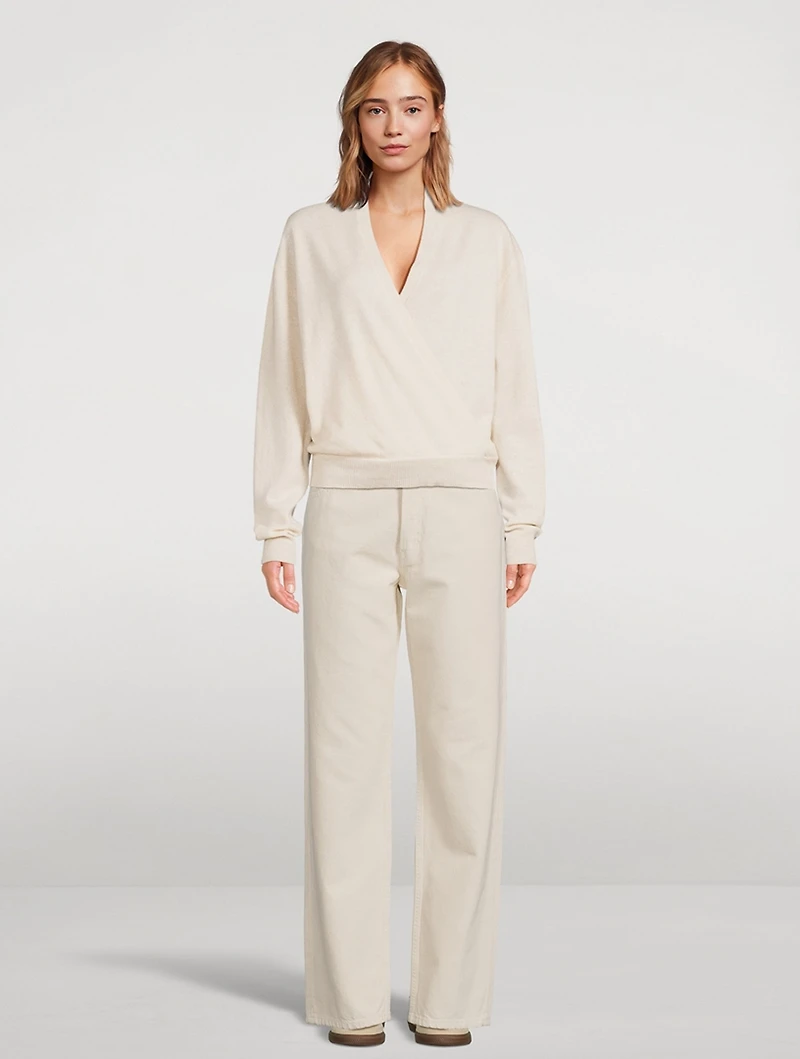 Long Straight-Leg Jeans