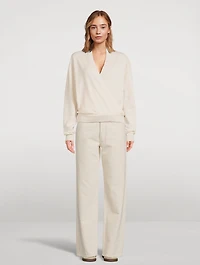 Long Straight-Leg Jeans