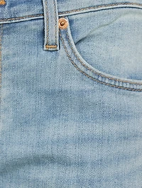 Mid-Rise Wide-Leg Crop Jeans