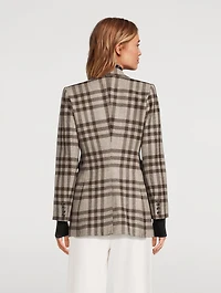 Birkin Wool Blazer With Ribbed Cuffs