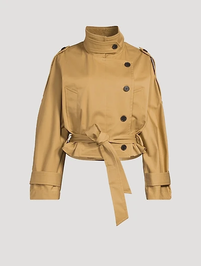 Kiernen Belted Cropped Jacket