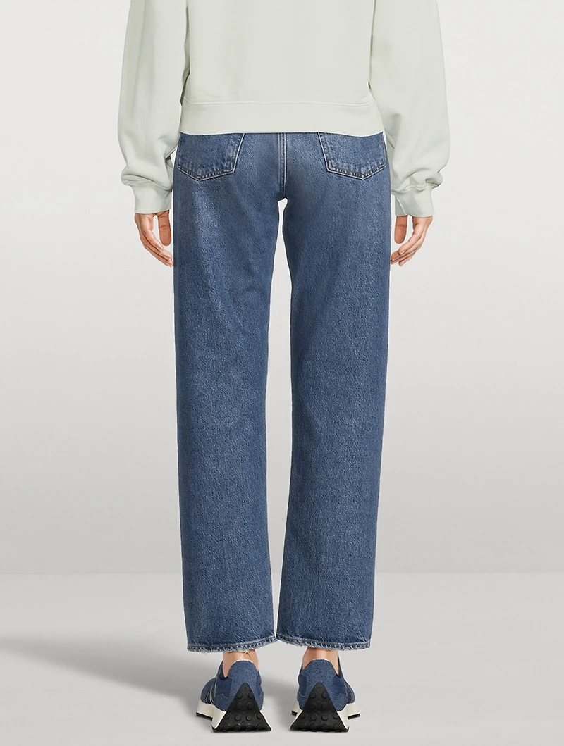 90s Pinch Waist Straight Jeans