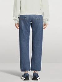 90s Pinch Waist Straight Jeans