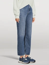 90s Pinch Waist Straight Jeans