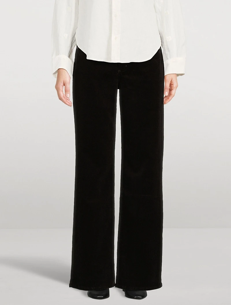 Annina Wide-Leg Corduroy Trousers
