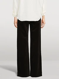 Annina Wide-Leg Corduroy Trousers