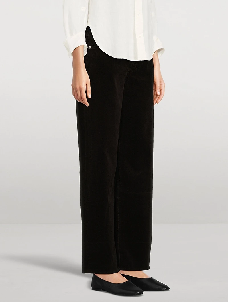 Annina Wide-Leg Corduroy Trousers