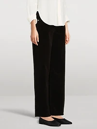 Annina Wide-Leg Corduroy Trousers