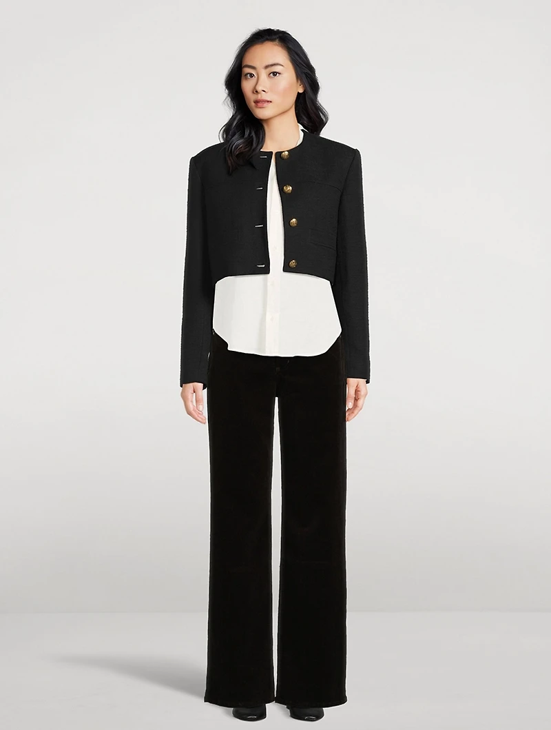 Annina Wide-Leg Corduroy Trousers