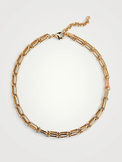 Dalia Two-Tone Chain Necklace