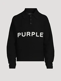 Wool Polo Sweater