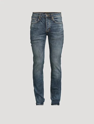 P001 Perforated Skinny Jeans