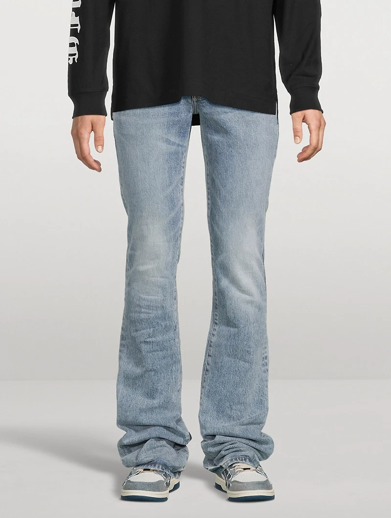 P072 Super Stack Flare Jeans